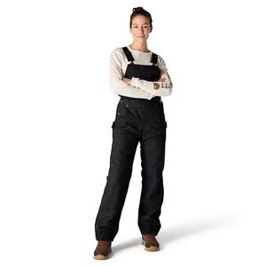 Carhartt Women’s Relaxed Fit Quilt-Lined Bibs - Black